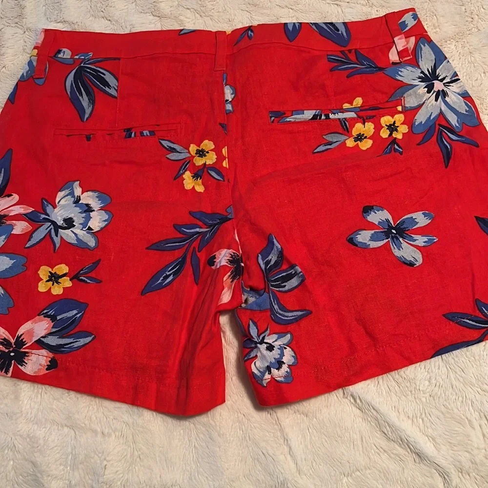 Old Navy floral print tropical shorts size 6 - Picture 3 of 3